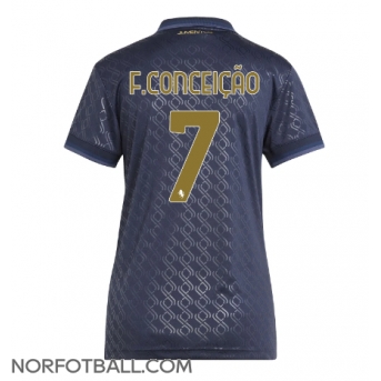 Billige Fotballdrakt Juventus Francisco Conceicao #7 Replika Tredjedrakt Dame 2024-25 Kortermet